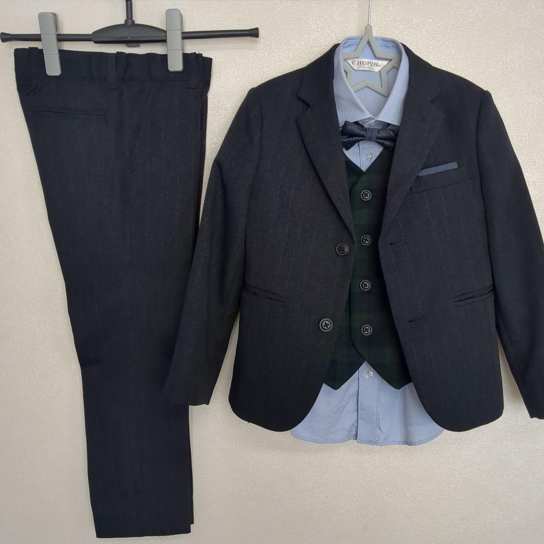 CHOPIN　子供用スーツ　ダークグレー 120センチ　入学式　卒園式　ショパン