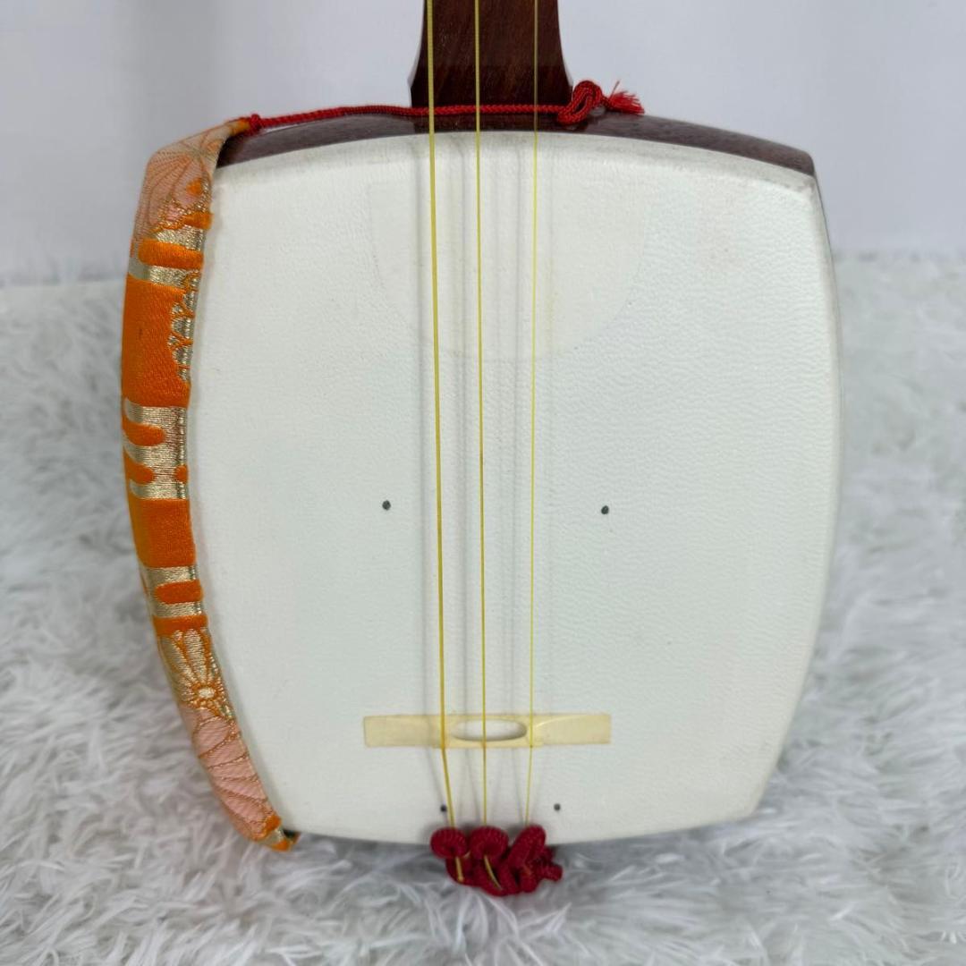 【高級品】三味線 地唄三味線 地歌 ハードケース 和楽器 中棹 正寸 818-4