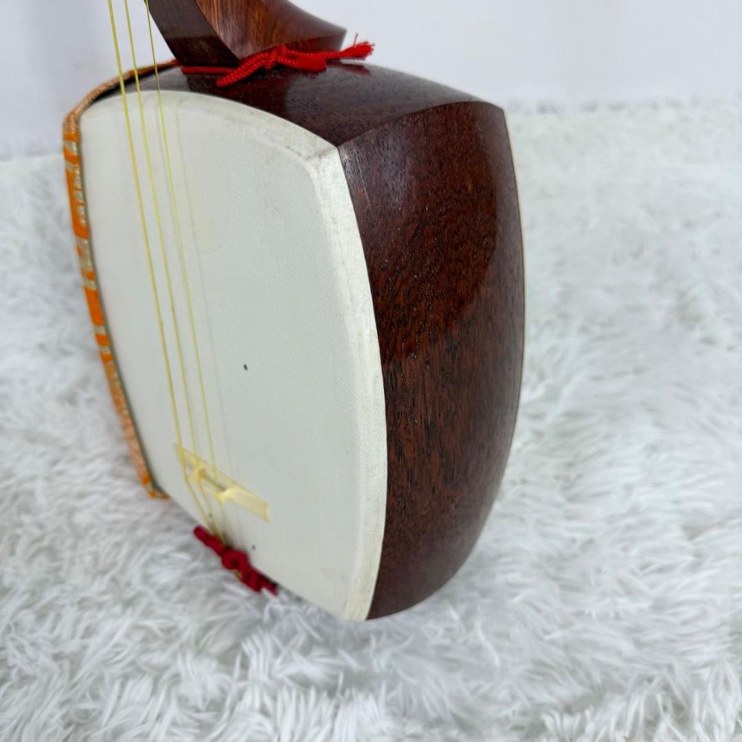 【高級品】三味線 地唄三味線 地歌 ハードケース 和楽器 中棹 正寸 818-4