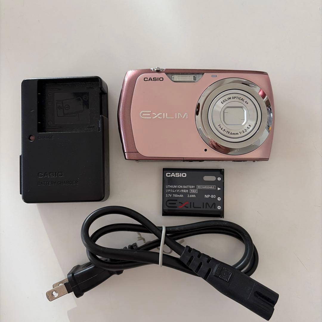 CASIO EXILIM ピンク コンパクトデジタルカメラ　EX-Z370