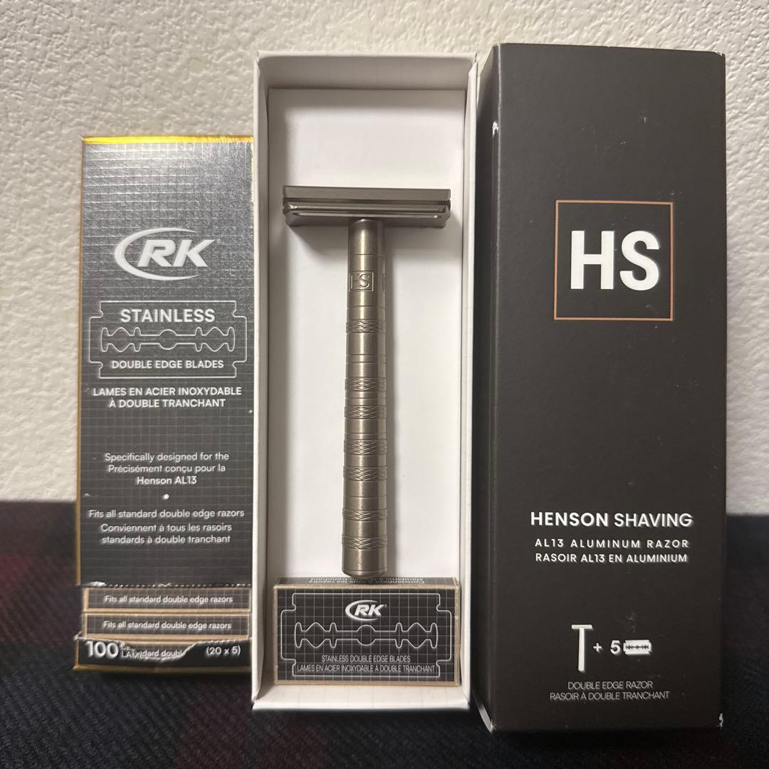 ヘンソンシェービング 純正替刃付き Tan タン
