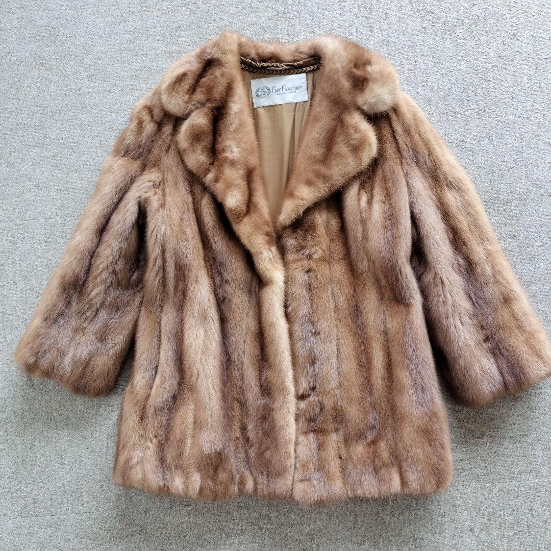 【最終値下】Fur Couture　銀座東京 ミンク毛皮コート ブラウン