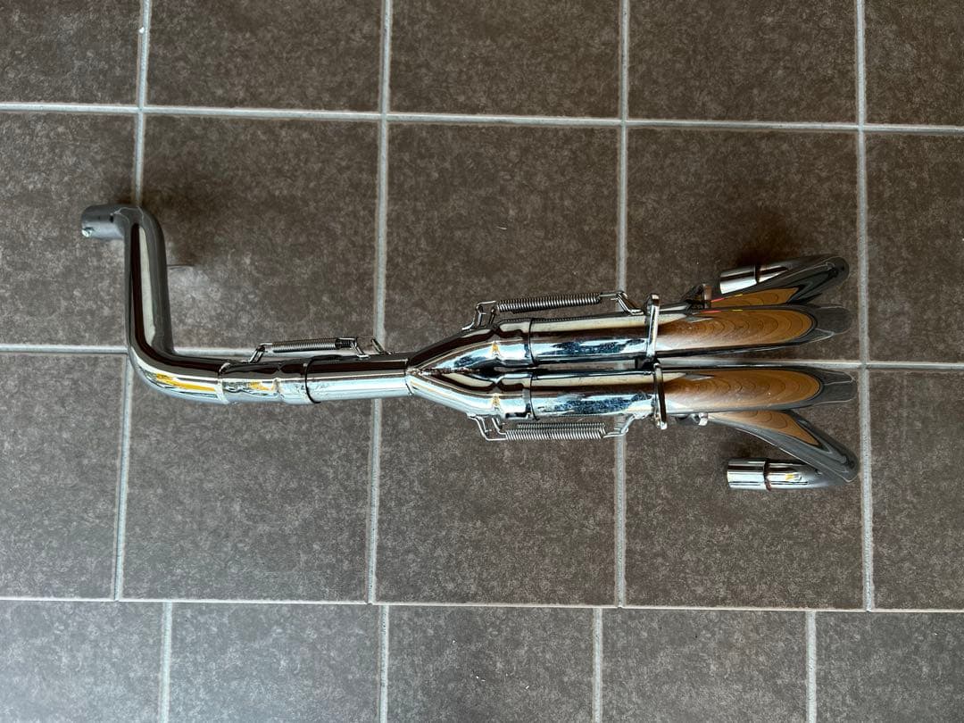 ゼファー400 χ 4-2-1マフラー 42.7 カット加工