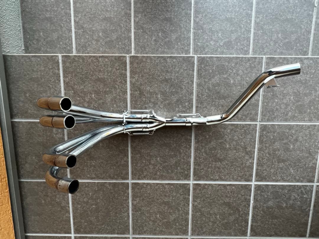 ゼファー400 χ 4-2-1マフラー 42.7 カット加工