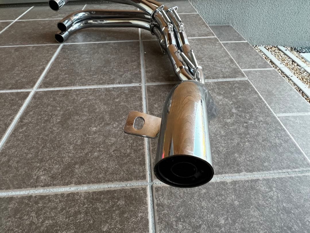 ゼファー400 χ 4-2-1マフラー 42.7 カット加工