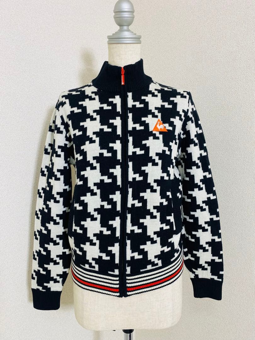 7765. le coq sportif GOLF ニット ジップ セットアップ