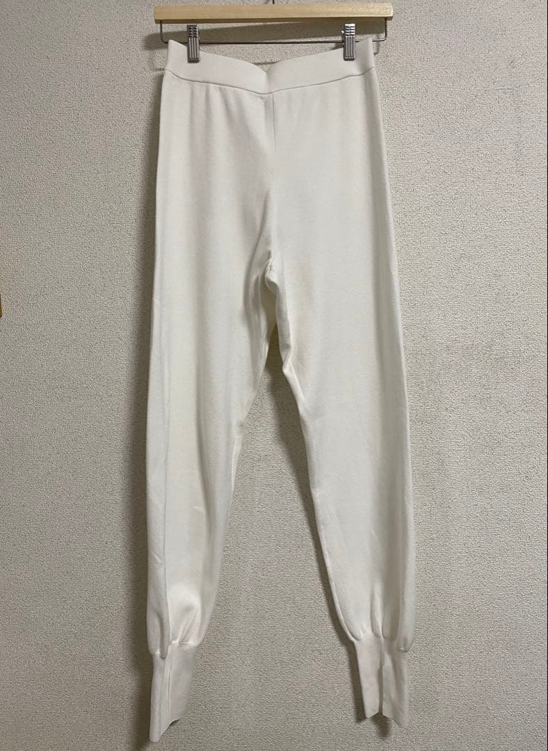 【美品】LE PHIL ルフィル ヴィスニットパンツ エクリュ サイズ1