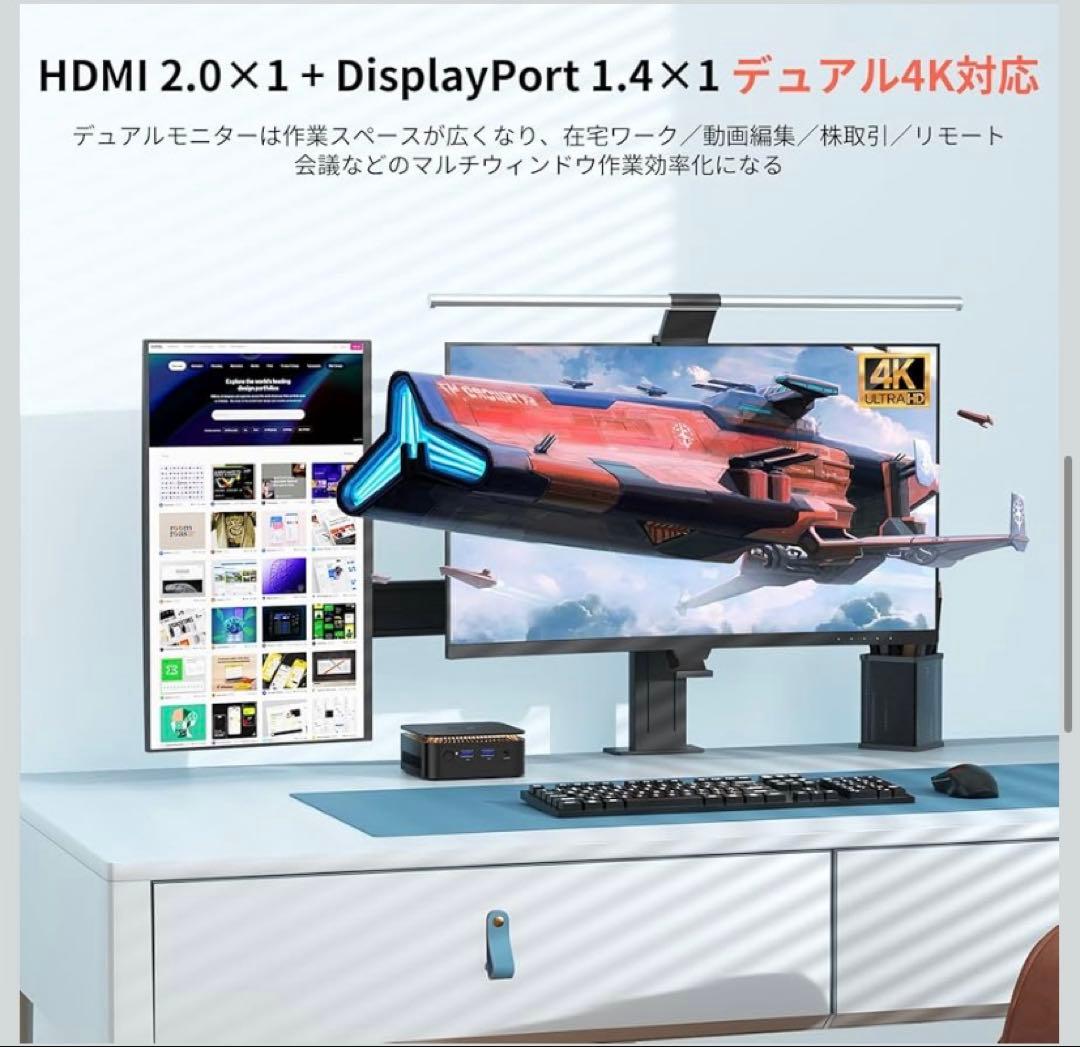 【2025新型・N150初登場】 ミニpc 最大3.60GHz WIFI6