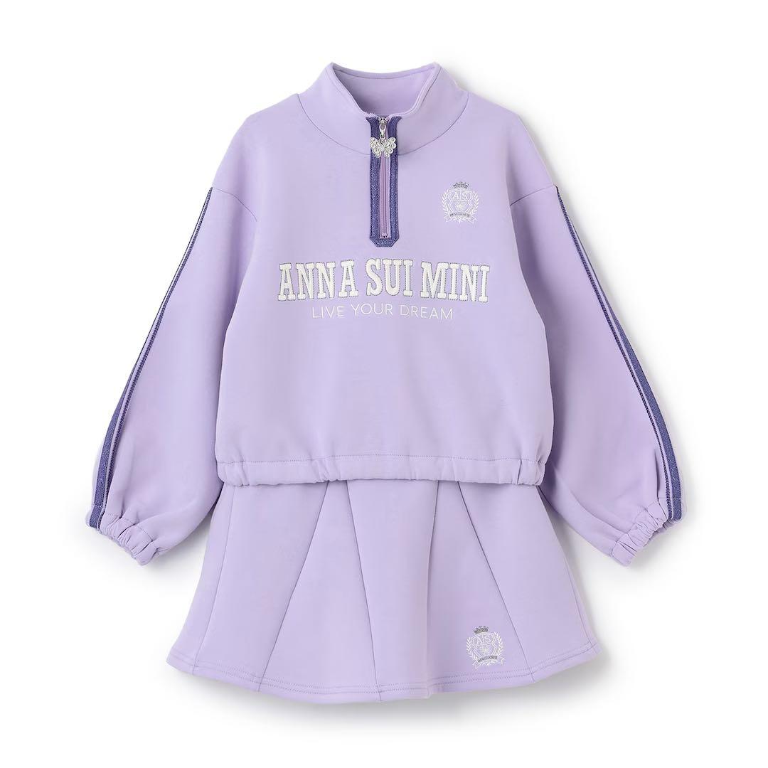 ゆ*と様 ANNA SUI mini セットアップ　ラベンダー　M(115-12