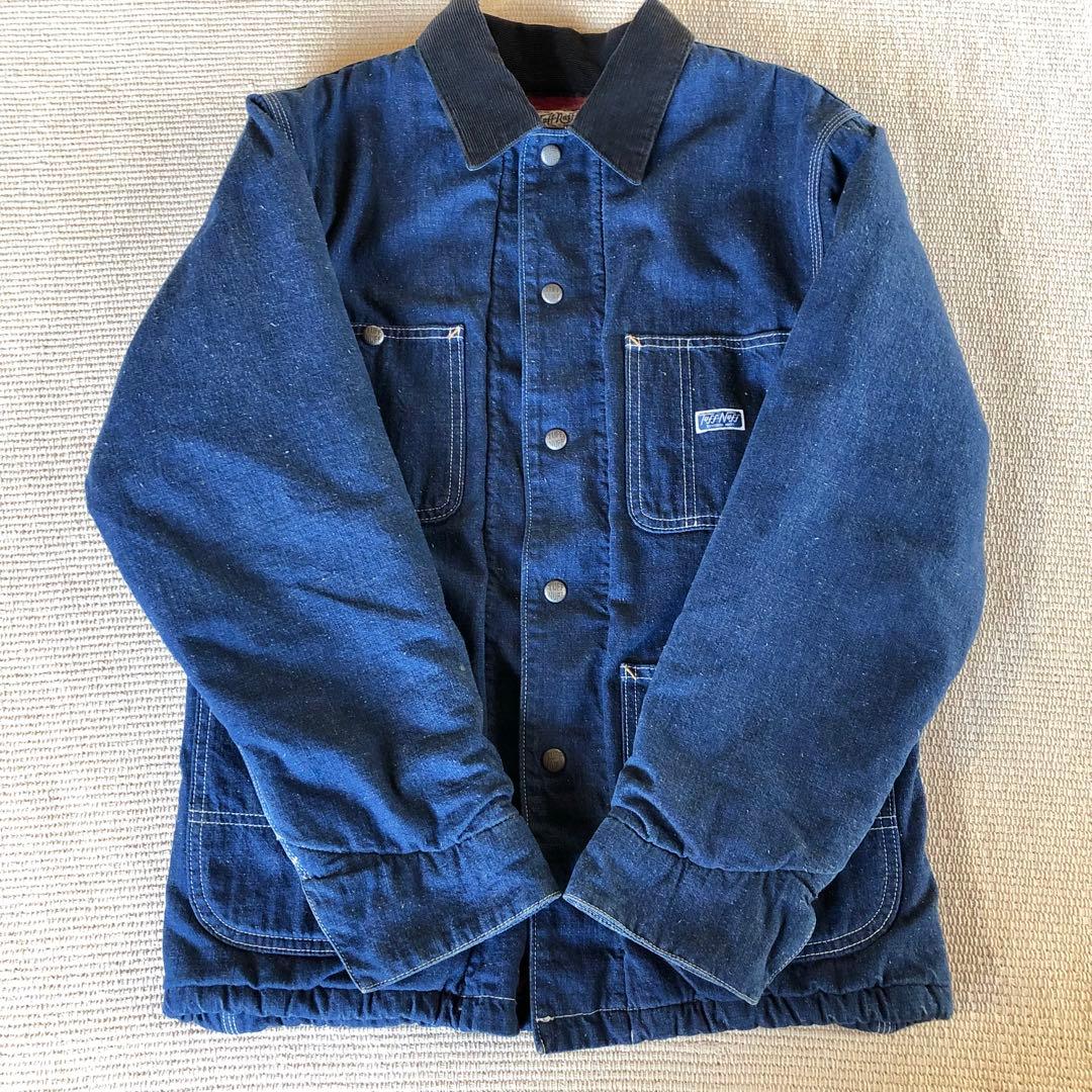 日本製 RADIALL ラディアル デニムカバーオール 裏地ブランケット M