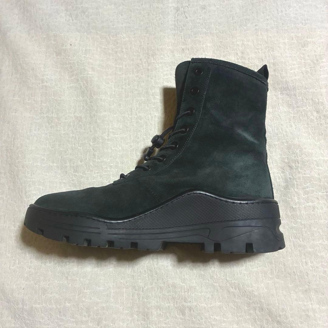 yeezy season 6 suede combat boot ブラック