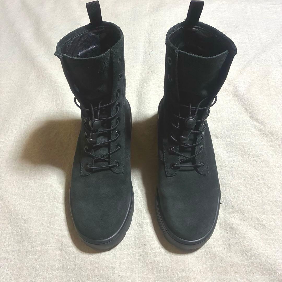 yeezy season 6 suede combat boot ブラック