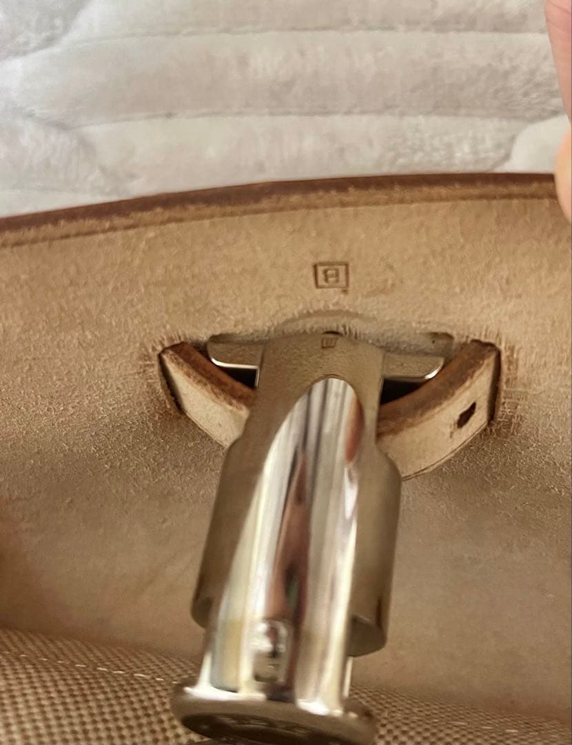 【値下げ中】美品　刻印ありHERMES エルメス　エールバッグ　替えバッグ有