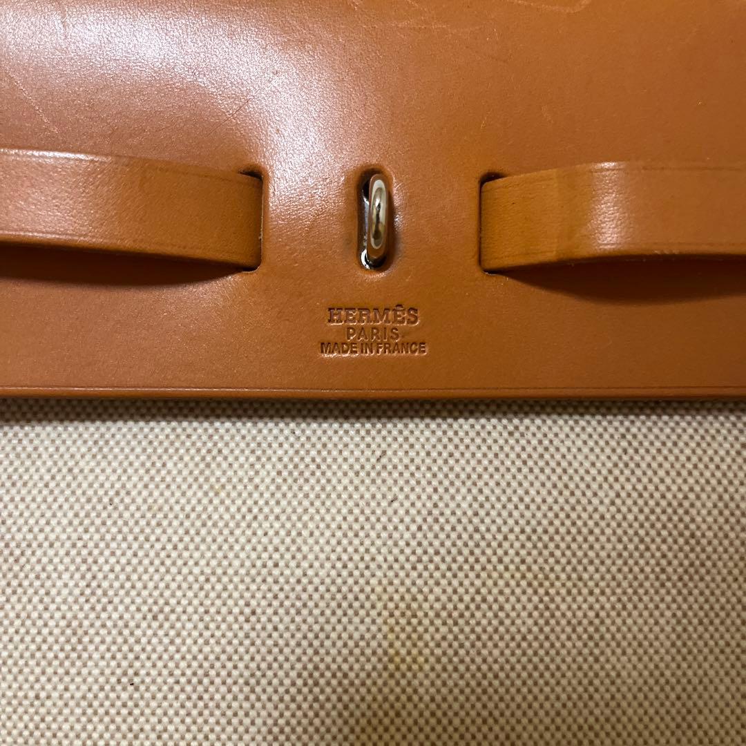 【値下げ中】美品　刻印ありHERMES エルメス　エールバッグ　替えバッグ有