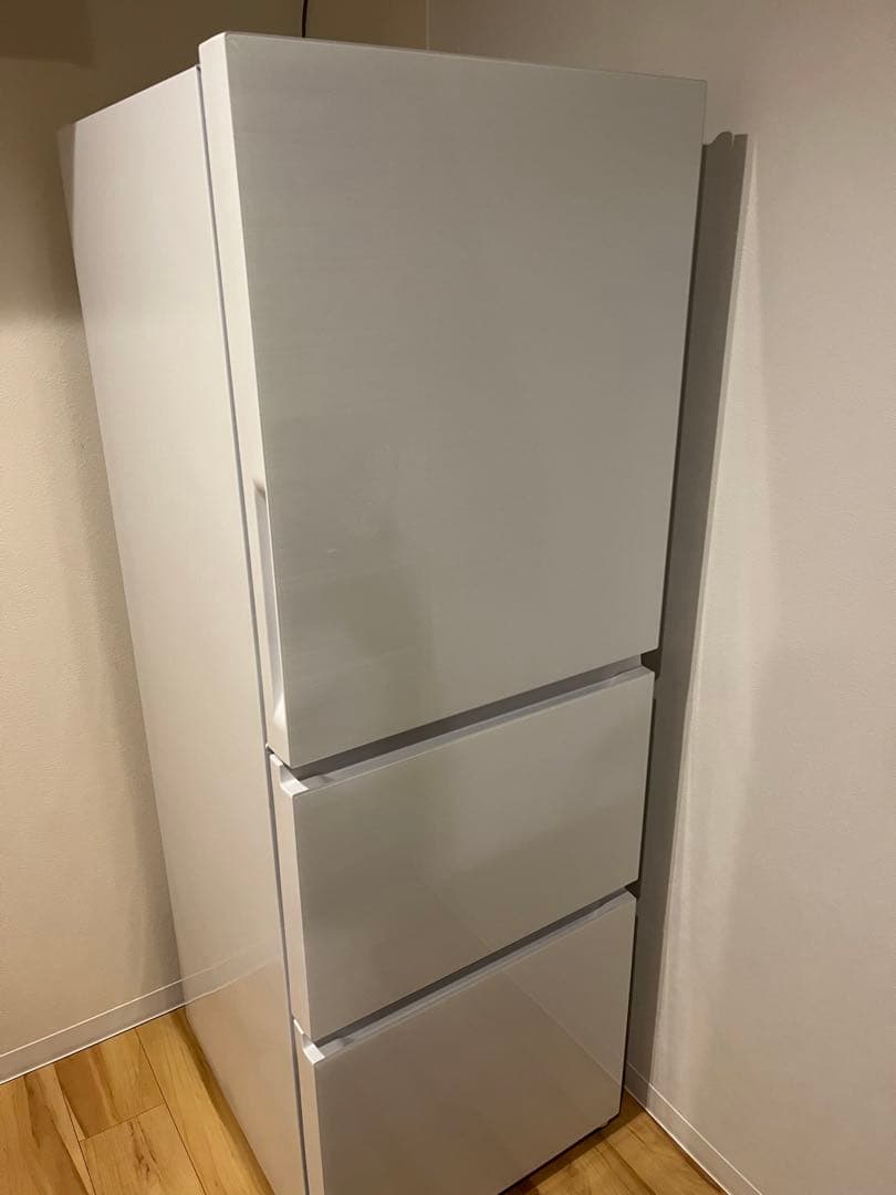 値下げ 新品 2024年製 冷蔵庫 283L 3ドア ガラスドア たのメル便