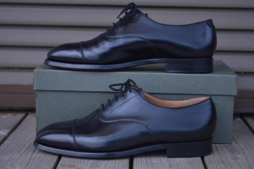 美品　CROCKETT＆JONES　TEMPLE　6.5E　ブラック