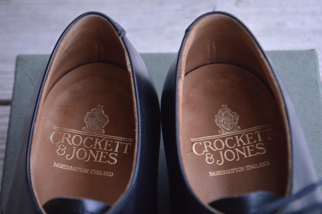 美品　CROCKETT＆JONES　TEMPLE　6.5E　ブラック
