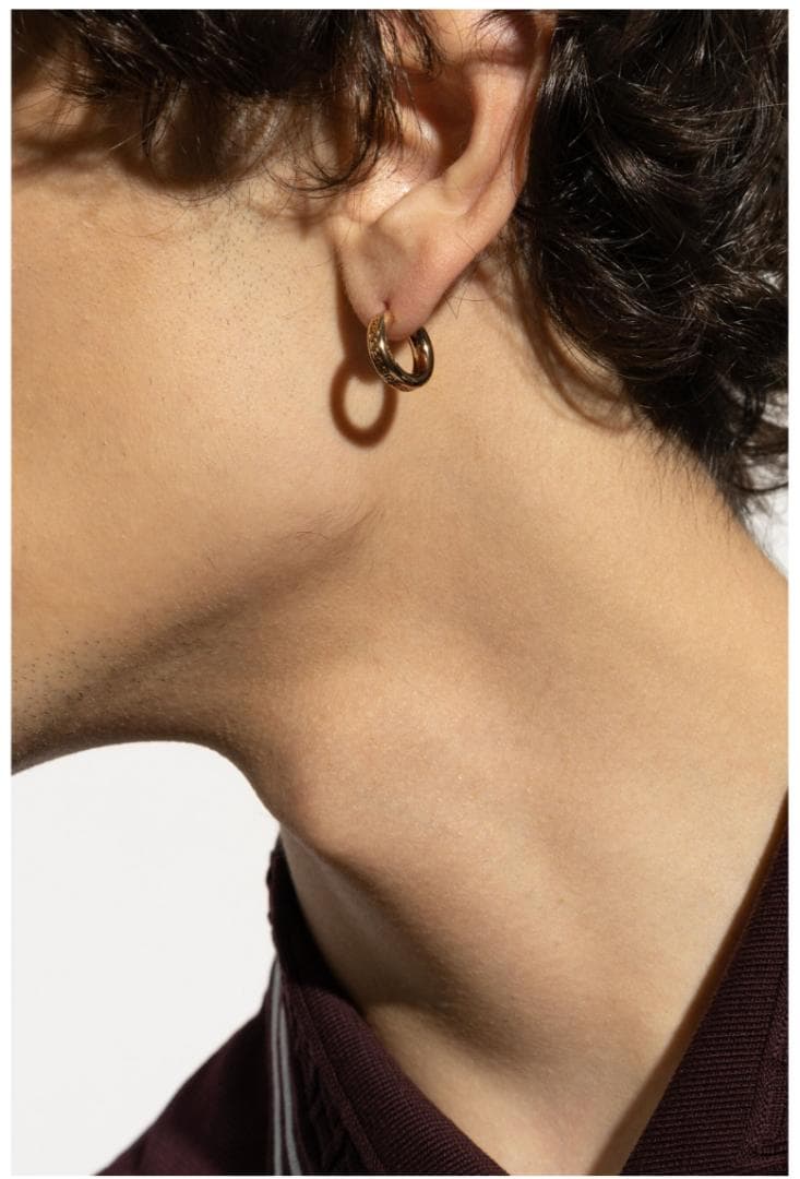 【正規品】 VERSACE ヴェルサーチェ グレカ フープ ピアス