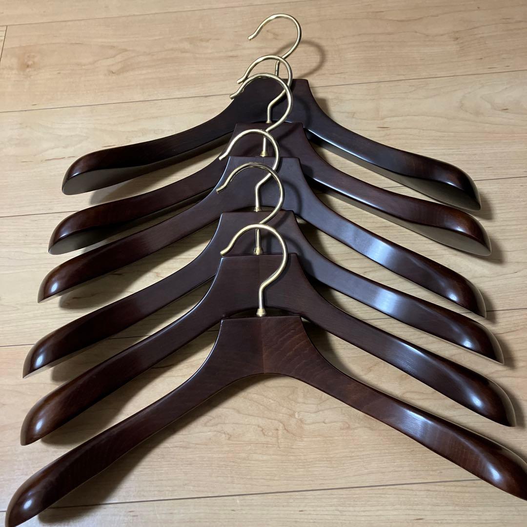 ナカタハンガー6本　中田ハンガー　スーツハンガー コートハンガー　AUT-05N