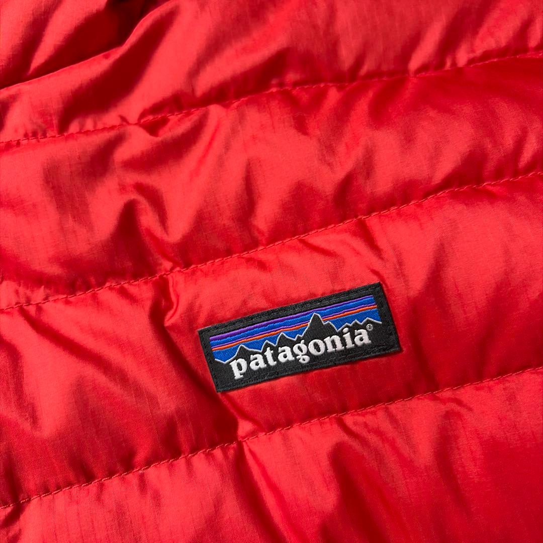 ジャケット・アウター 00s Patagonia Down sweater hoody red