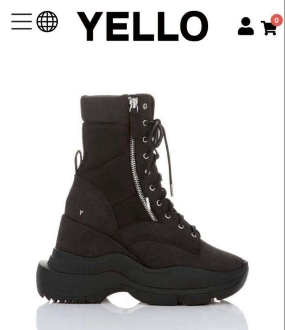 靴 YELLO BAISEN SHORT BOOTS