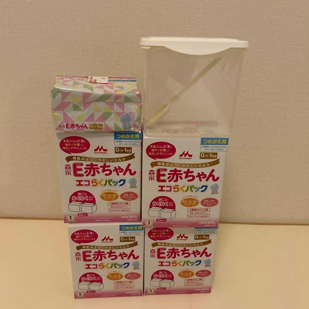 【期限7.11x2.5箱/9.22x2箱】 E赤ちゃんエコらくパック 800g