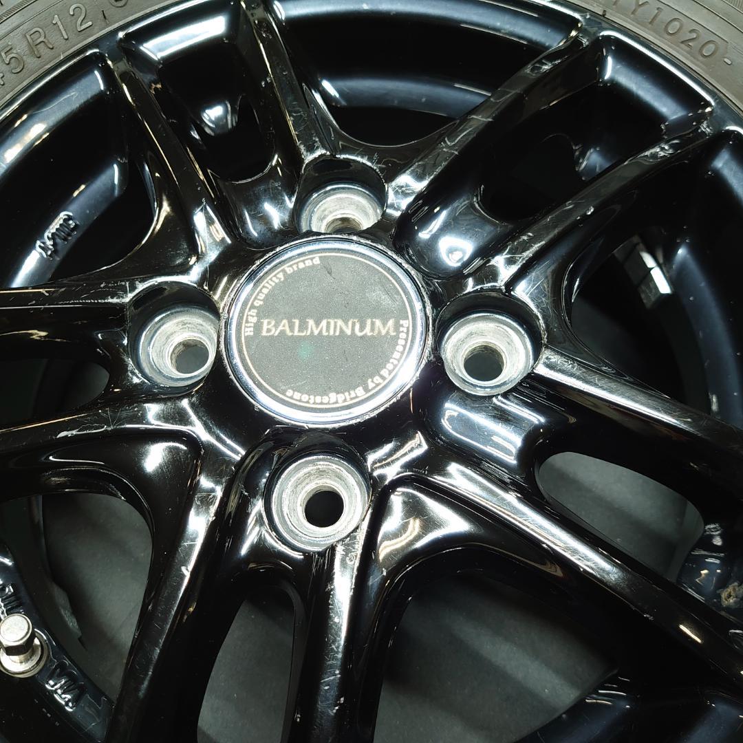 社外アルミ ヨコハマ 145Ｒ12 6PR 軽トラ 軽貨物 PCD/100