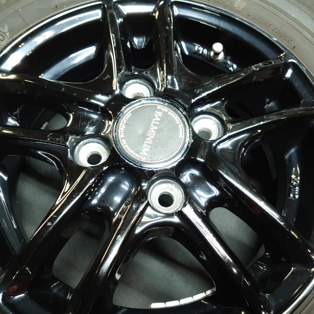 社外アルミ ヨコハマ 145Ｒ12 6PR 軽トラ 軽貨物 PCD/100