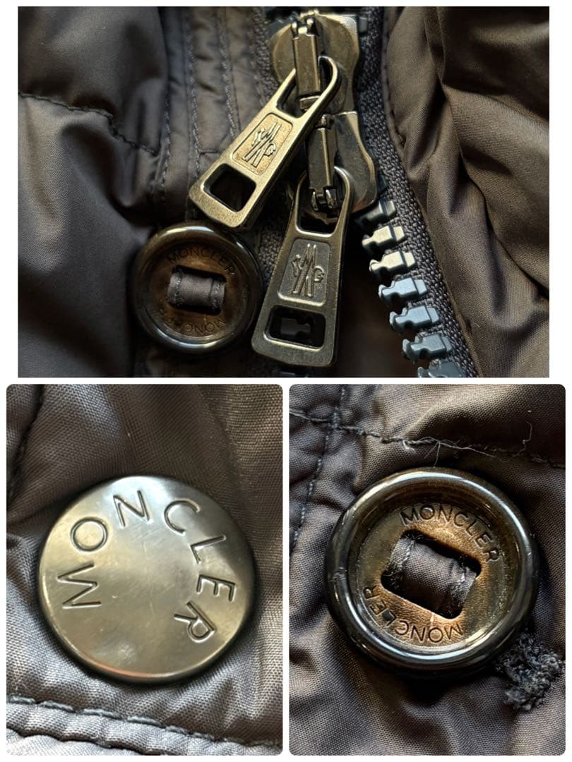 【激レア】モンクレール ダウンジャケット ALBERIC フランス国旗 グレー系