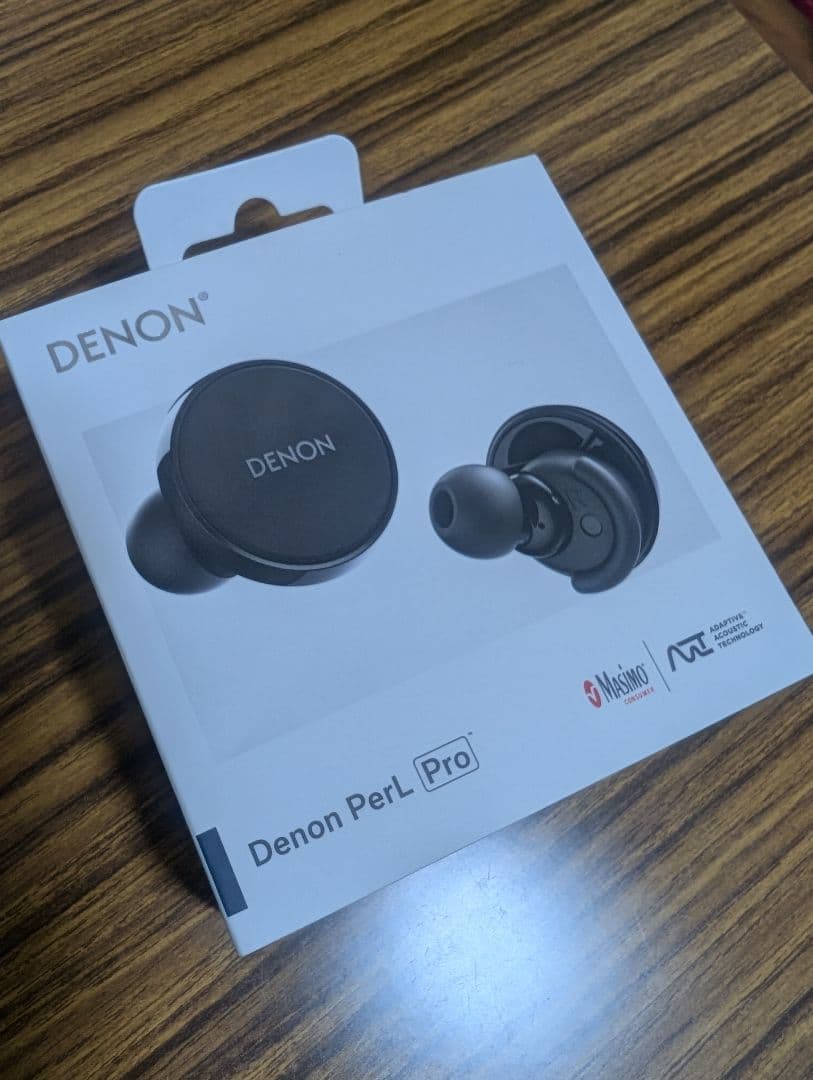 DENON PerL Pro ワイヤレスイヤホン ブラック