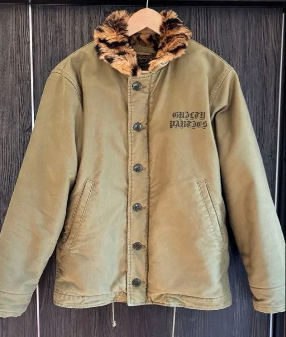 ワコマリア デッキジャケット レオパード N-1 wacko maria