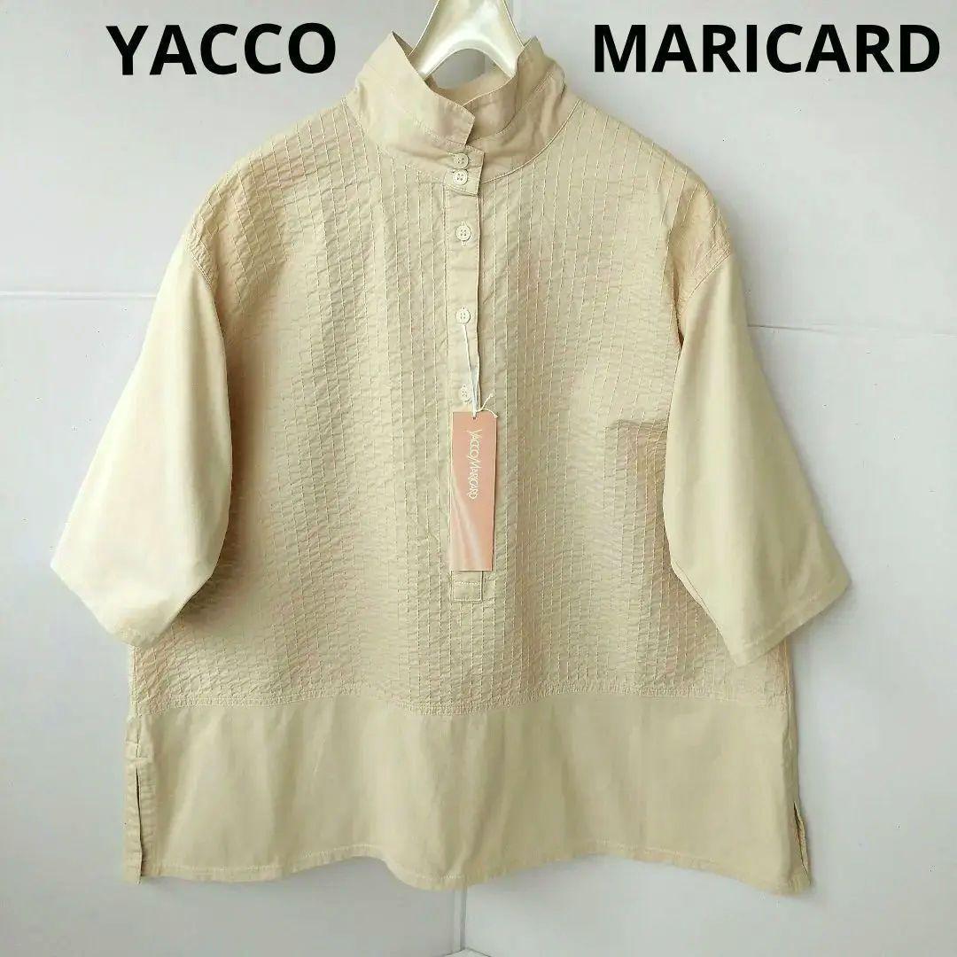 ばあさま専用YACCO MARICARD 生成色100%綿素材 五分袖チュニック