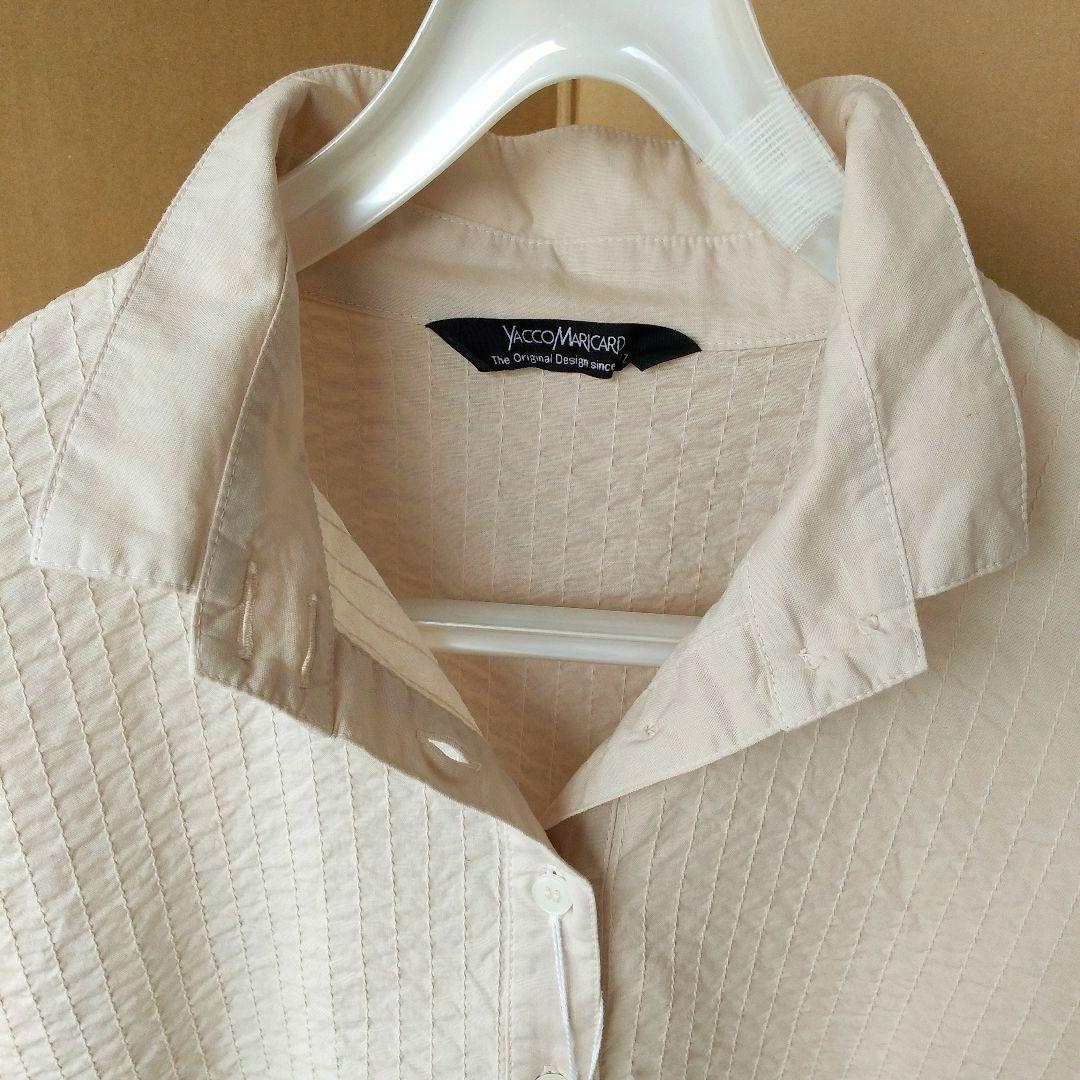 ばあさま専用YACCO MARICARD 生成色100%綿素材 五分袖チュニック