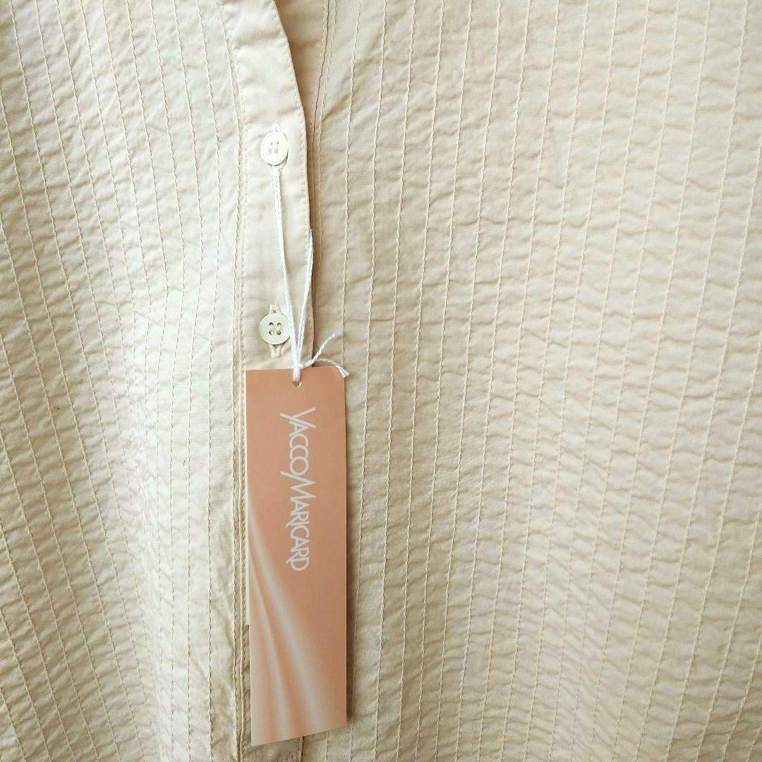 ばあさま専用YACCO MARICARD 生成色100%綿素材 五分袖チュニック