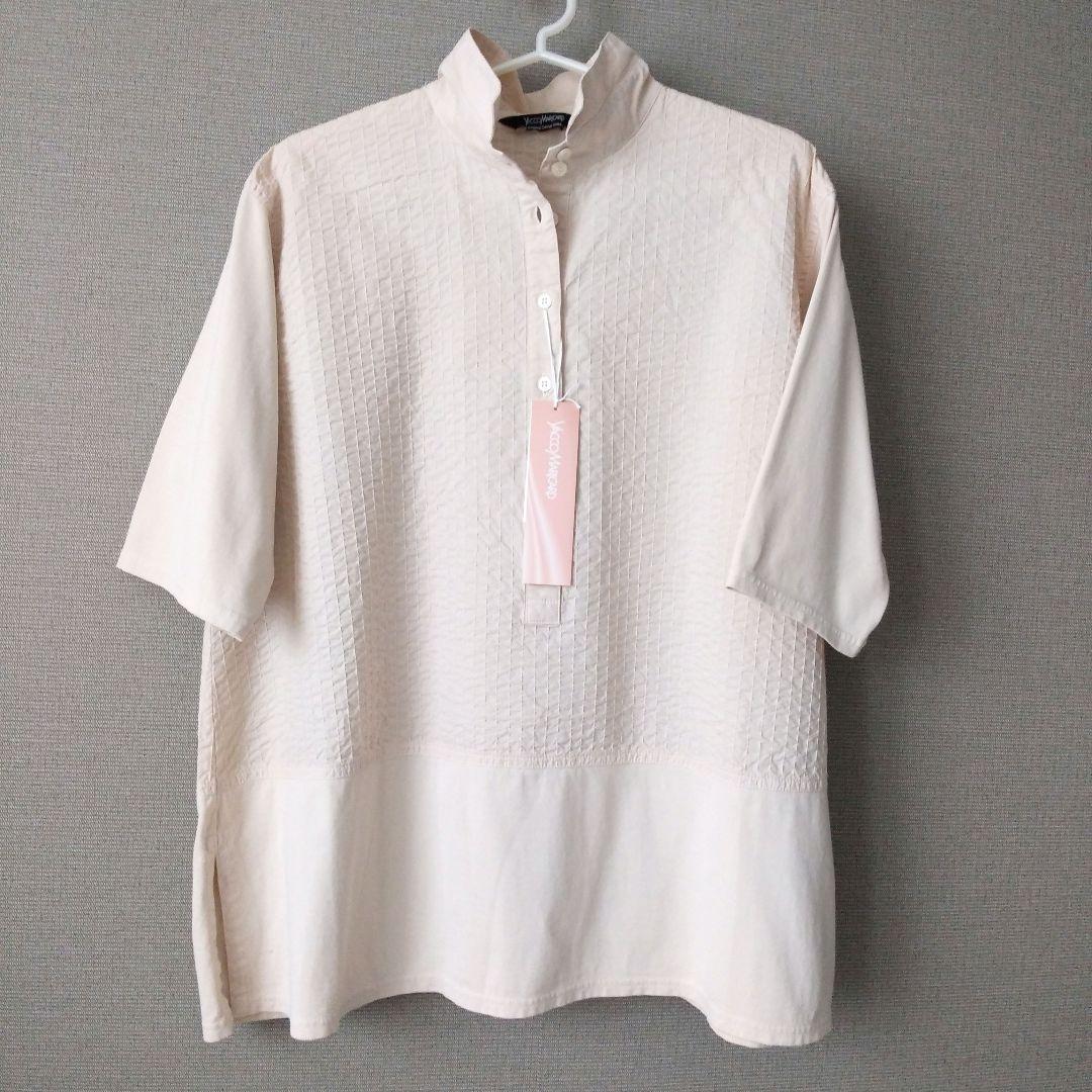 ばあさま専用YACCO MARICARD 生成色100%綿素材 五分袖チュニック