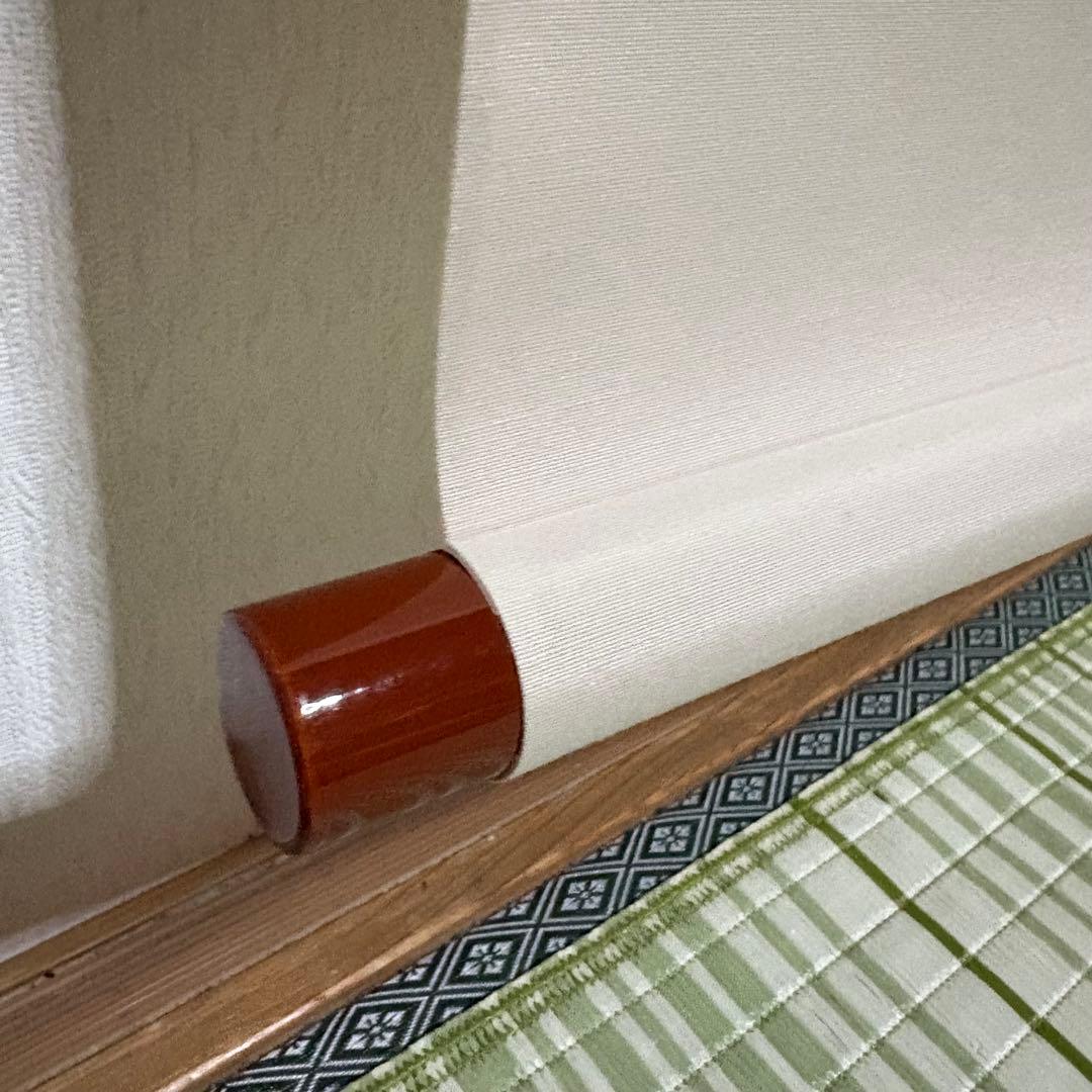 上村米重　掛け軸　大徳寺　臨済宗　紅葉　岩　池　薫風　　　龍門山　掛軸