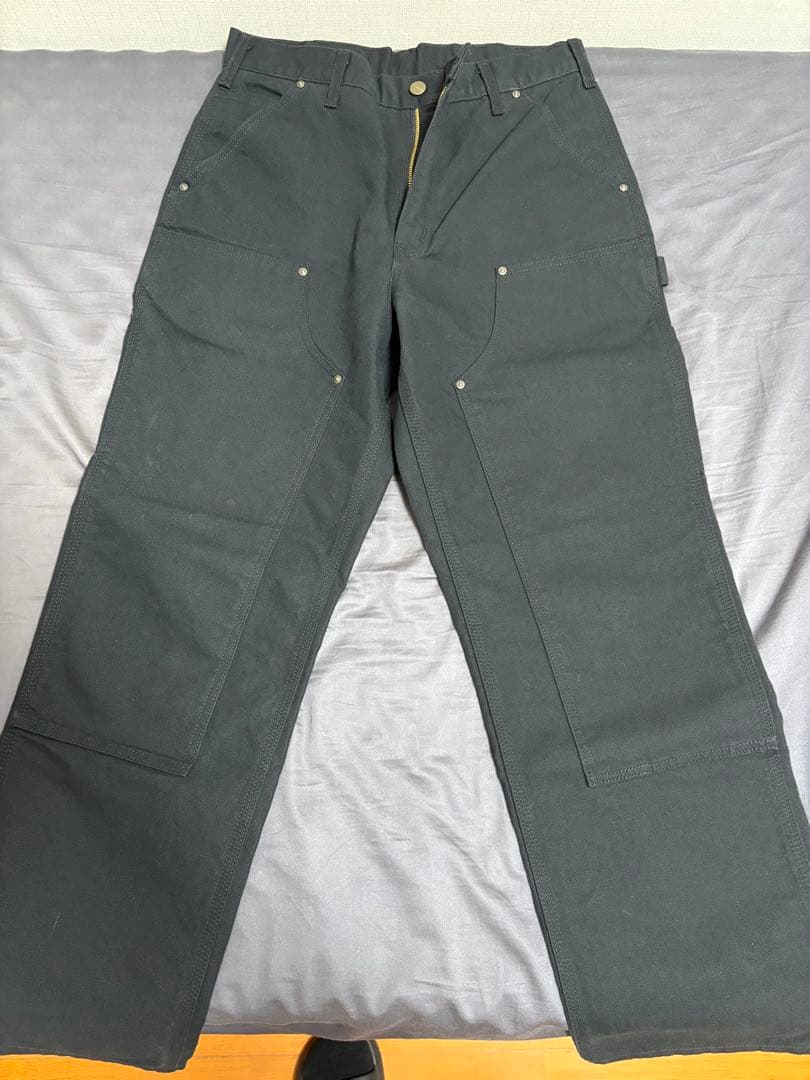 Carhartt ブラック ワークパンツ 32×30