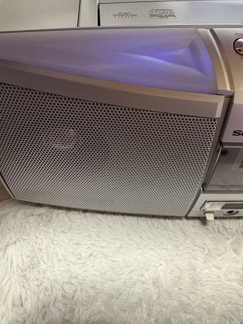 ※取説付き　シャープ　CDMDカセット　プレーヤー　SD-FX100動作確認済