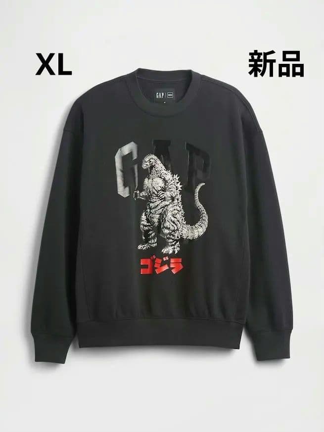 ゴジラ GAP GODZILLA コラボ トレーナー スウェット XL 新品