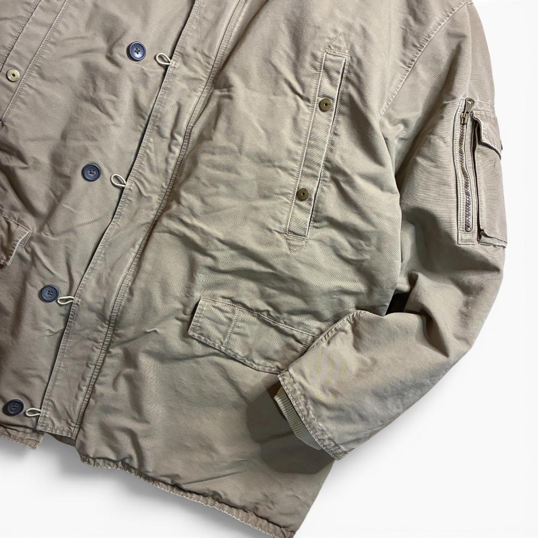 美品 OLD GAP ミリタリーコート ボアライナー Y2K ビッグサイズ
