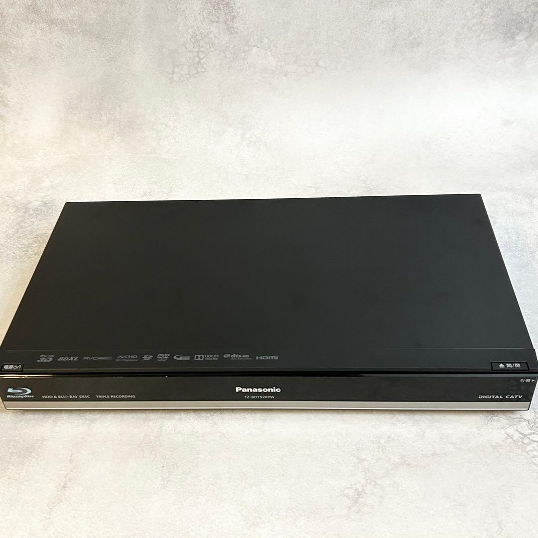 Panasonic ブルーレイレコーダー 1TB TZ-BDT920PW