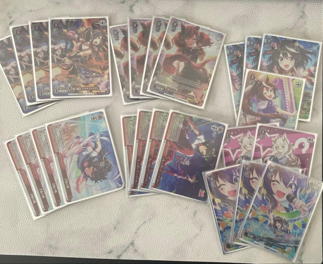 ヴァイスシュヴァルツ　ウマ娘　8電源　フルレアパーツ