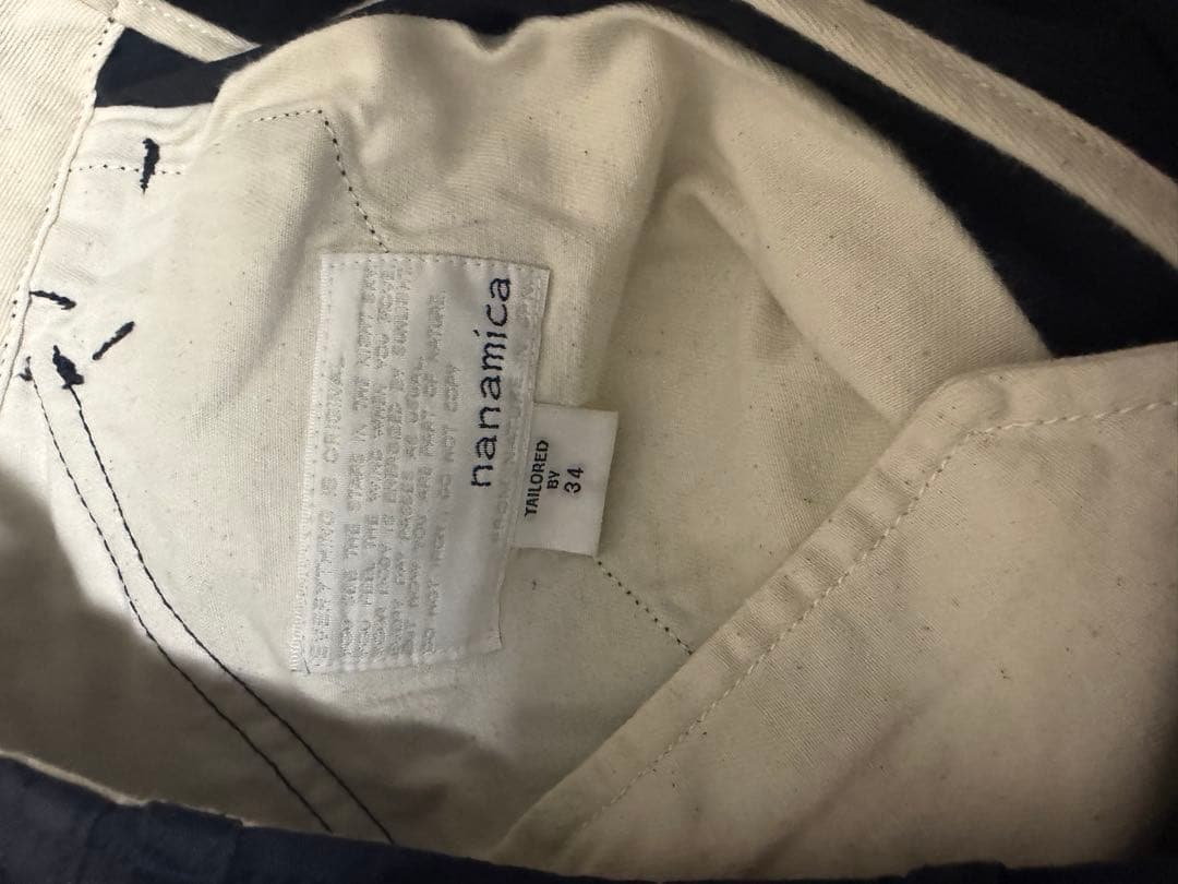 ナナミカ nanamica Cargo Pants カーゴパンツ　ネイビー34