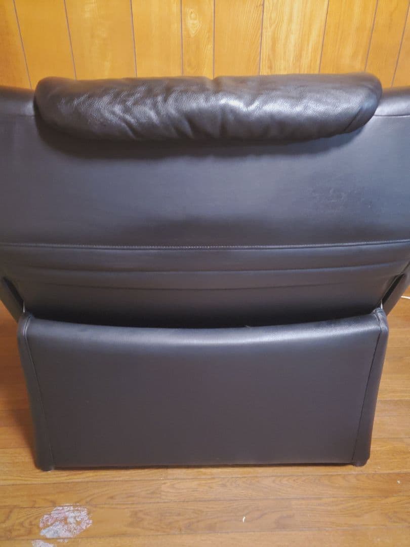 カリモク ZU4219 本革 リクライニングソファー　左右セット　②