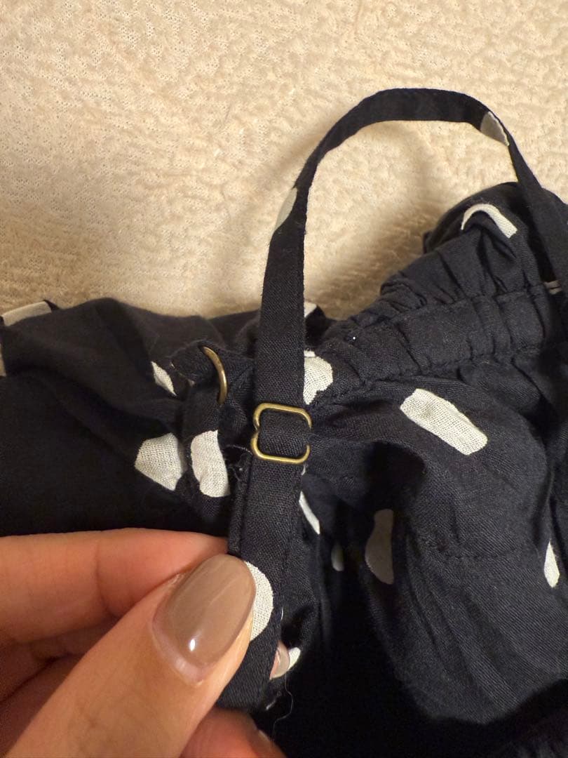 crinkle crinkle crinkle ドットフリルキャミ