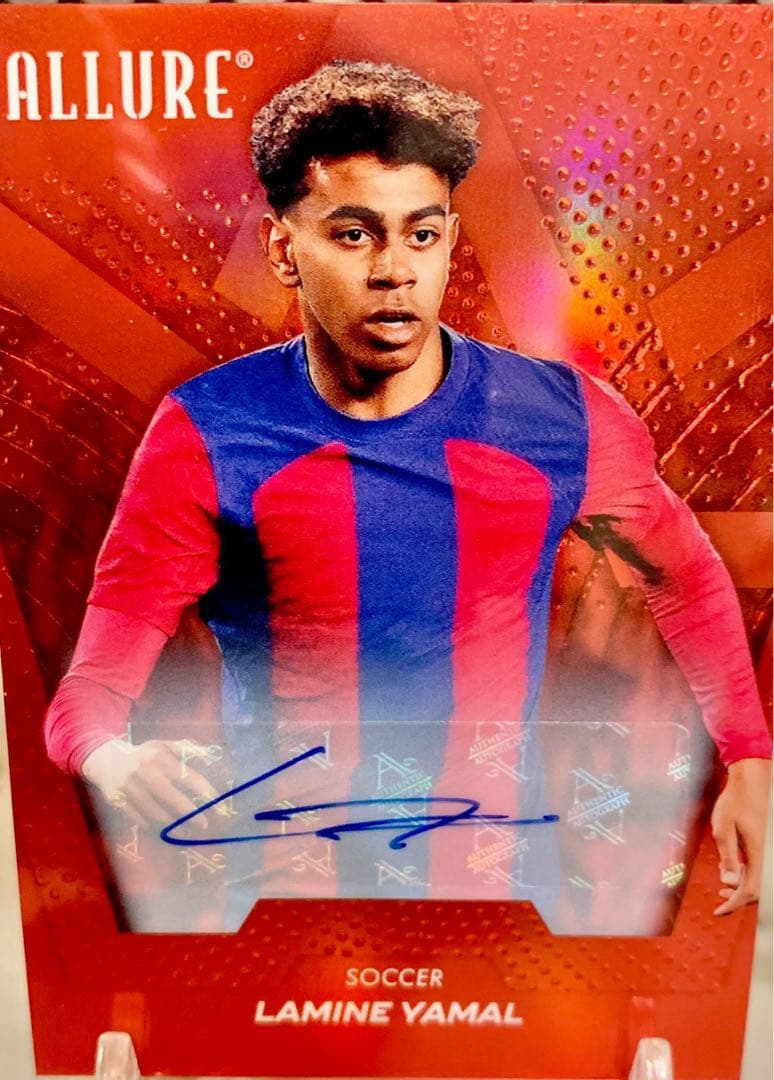 Lamine Yamal auto ヤマル　サイン入りカード