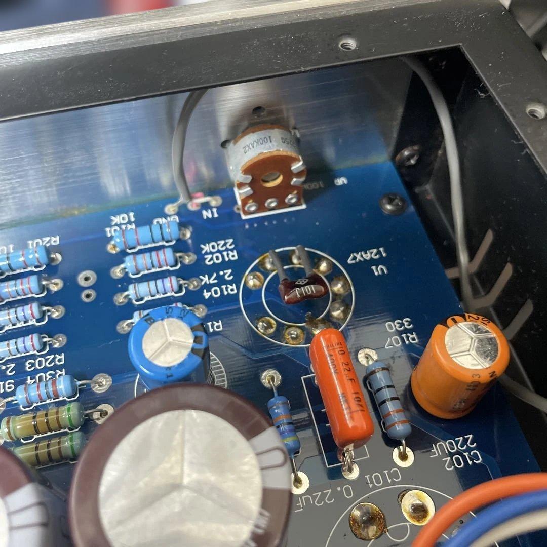 Hi-END 真空管アンプ 12AX7/6V6GT (組立キット完成品)