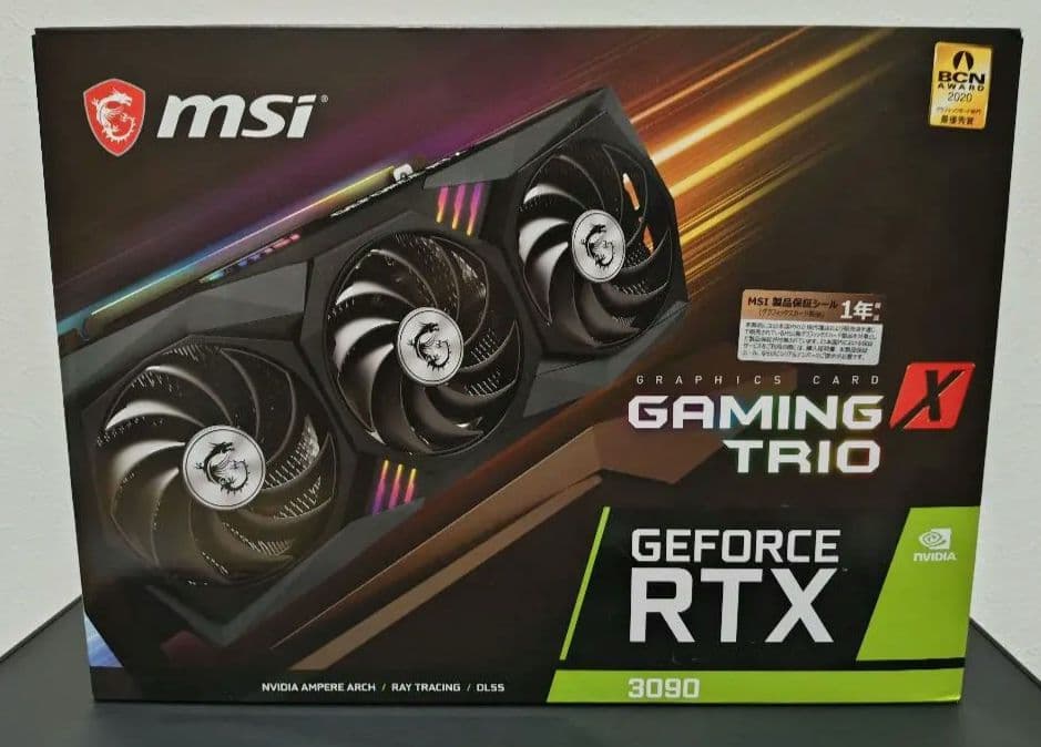 グラフィックボード・グラボ・ビデオカード GeForce RTX 3090 GAMING X TRIO 24G