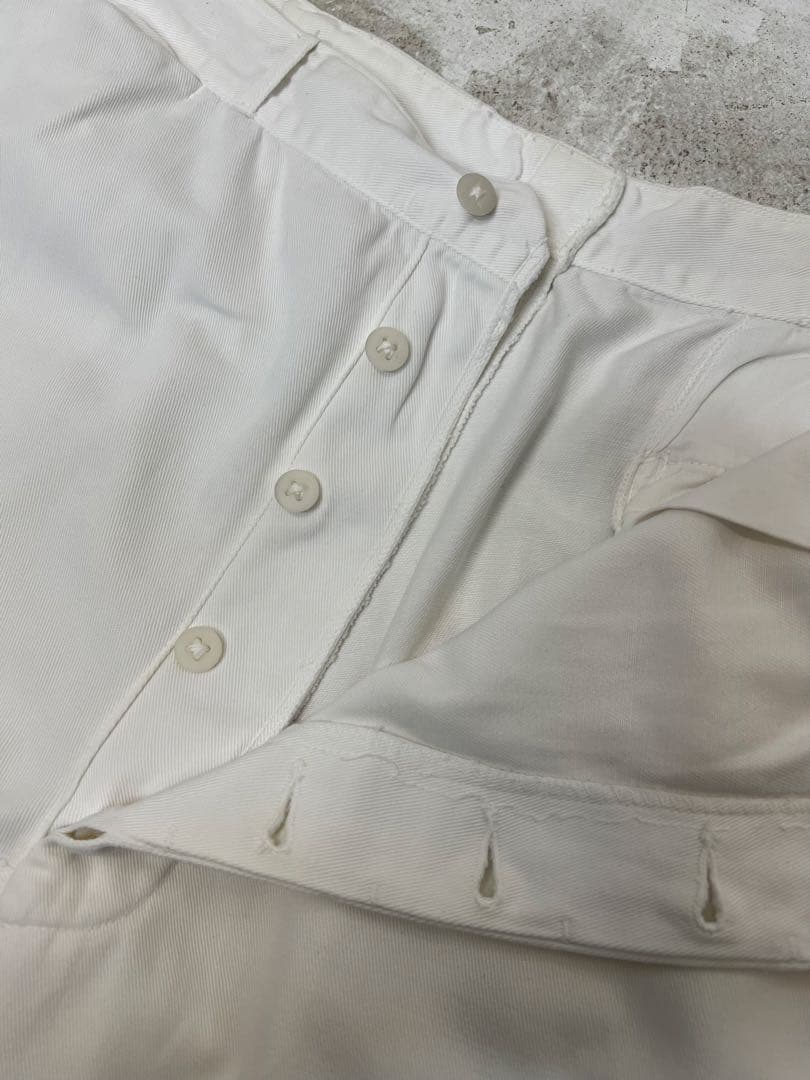 60s ワークパンツ　ホワイト　made in usa ビッグサイズ