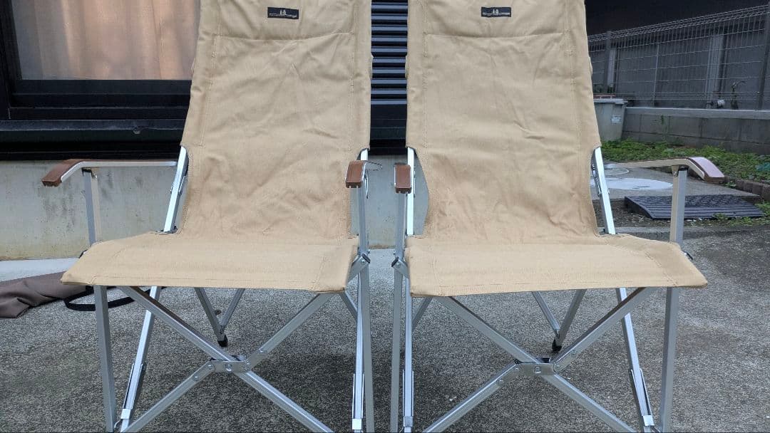 ogawa　ハイバックチェア　コットン　二脚セット